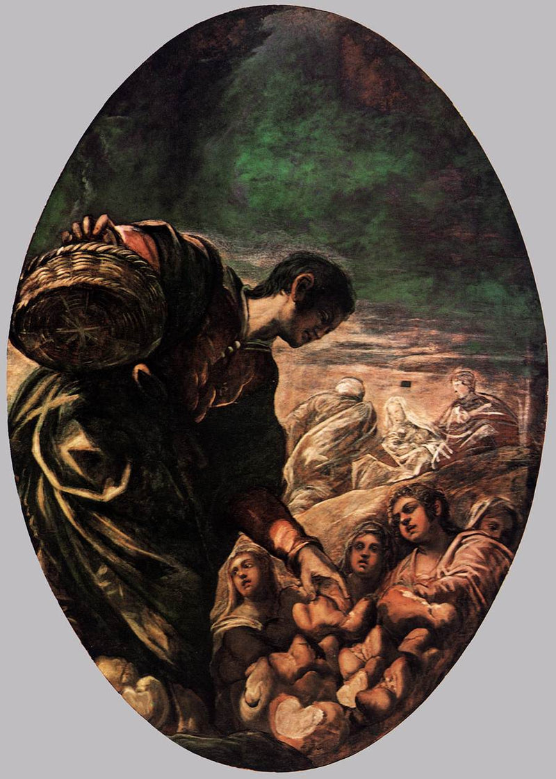 Élisée multiplicando los dolores - Jacopo Tintoretto
