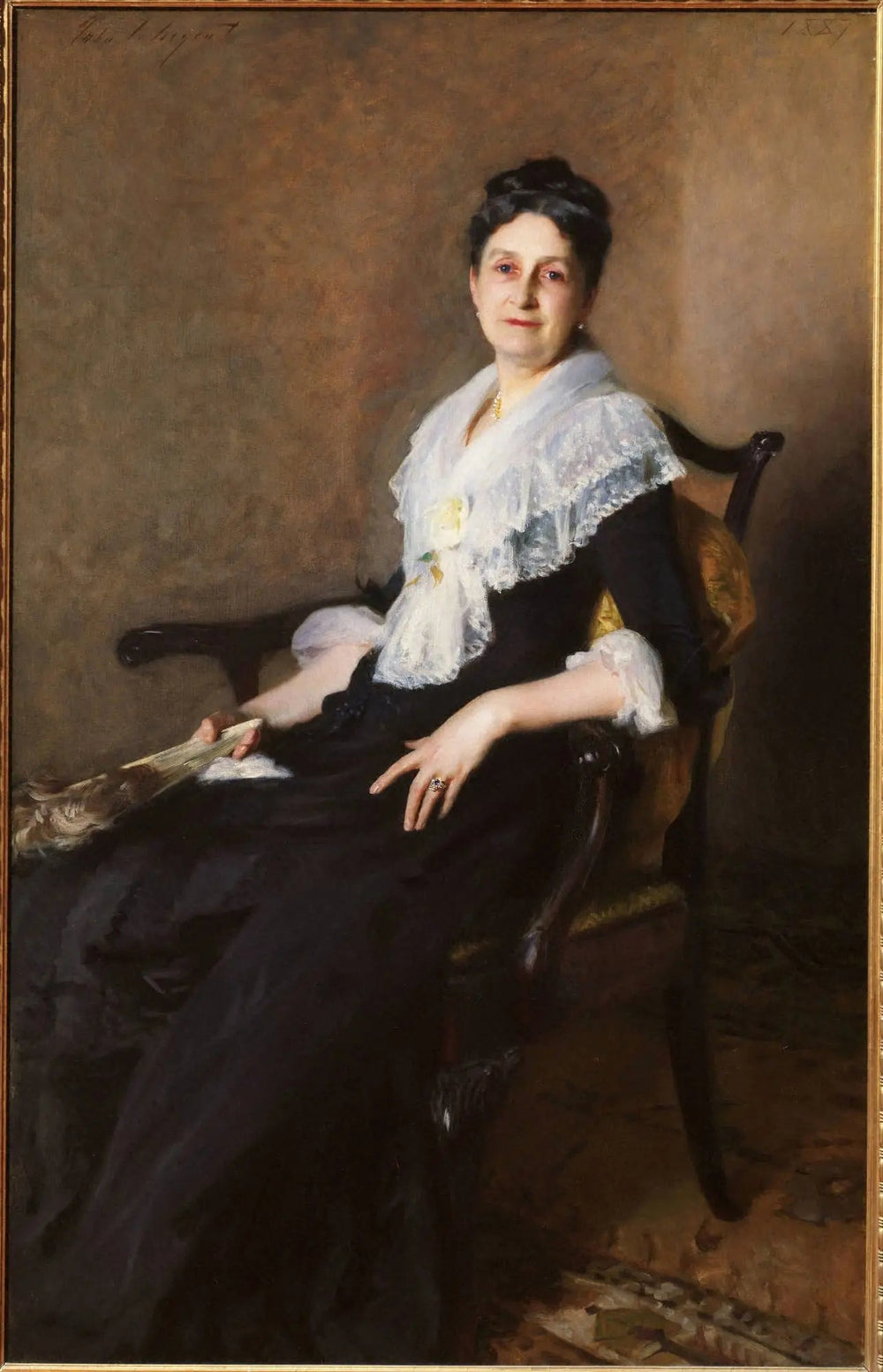 Elizabeth Allen Marquand - John Singer Sargent image 1 reproduction artisanale de tableau