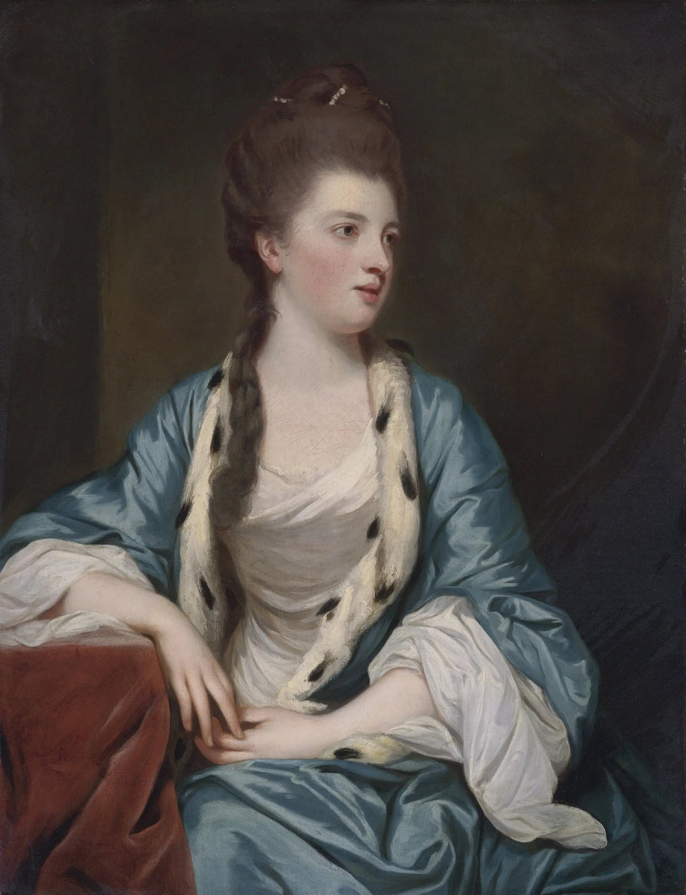Elizabeth Kerr, marquise de Lothian - Joshua Reynolds image 1 reproduction artisanale de tableau