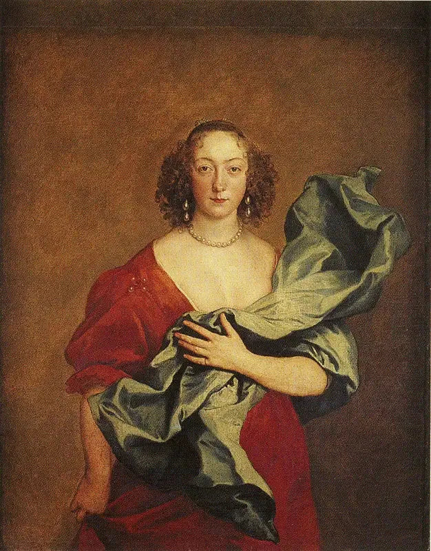 Elizabeth (de Brydges), condesa de Castlehaven (1619-1678) - Antoine van Dyck