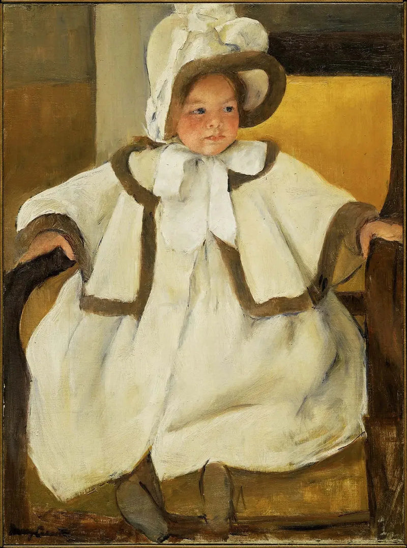 Ellen Mary con blusa blanca - Mary Cassatt