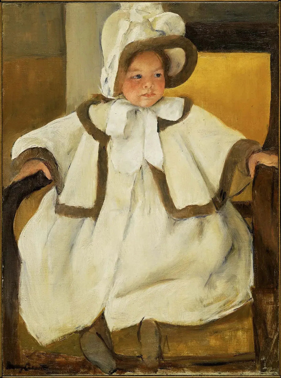 Ellen Mary con blusa blanca - Mary Cassatt