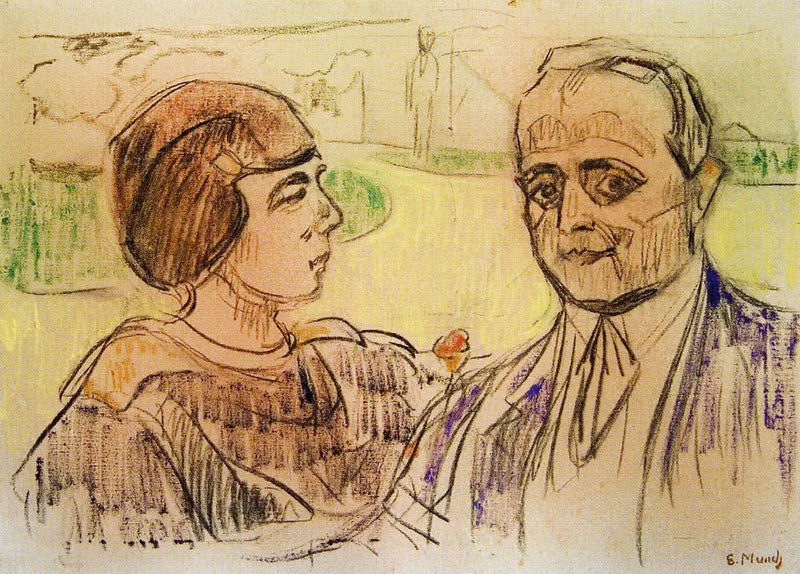 Elsa y Curt Glaser - Edvard Munch