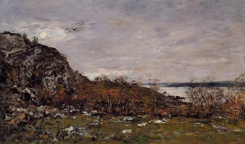 Embocadura del Elorn en los alrededores de Brest - Eugène Boudin
