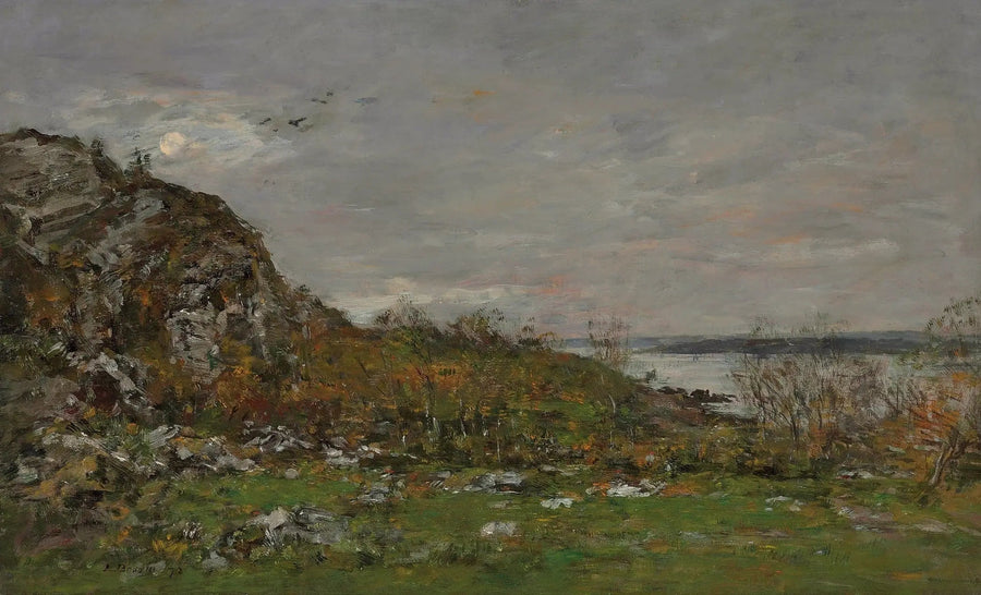 Embocadura del Elorn en los alrededores de Brest - Eugène Boudin