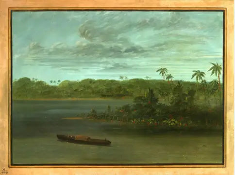 Boca del río Purus - George Catlin
