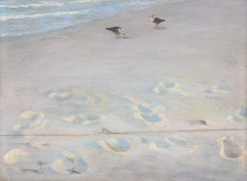 Huellas en la arena - Peder Severin Krøyer