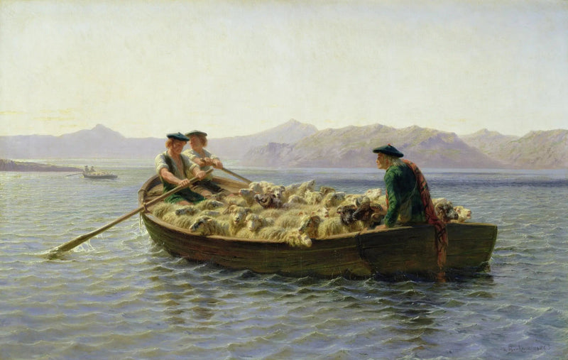 En barca - Rosa Bonheur