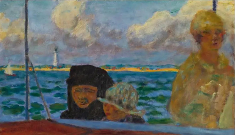 EN BARCO. EL PASEO EN EL MAR - Pierre Bonnard