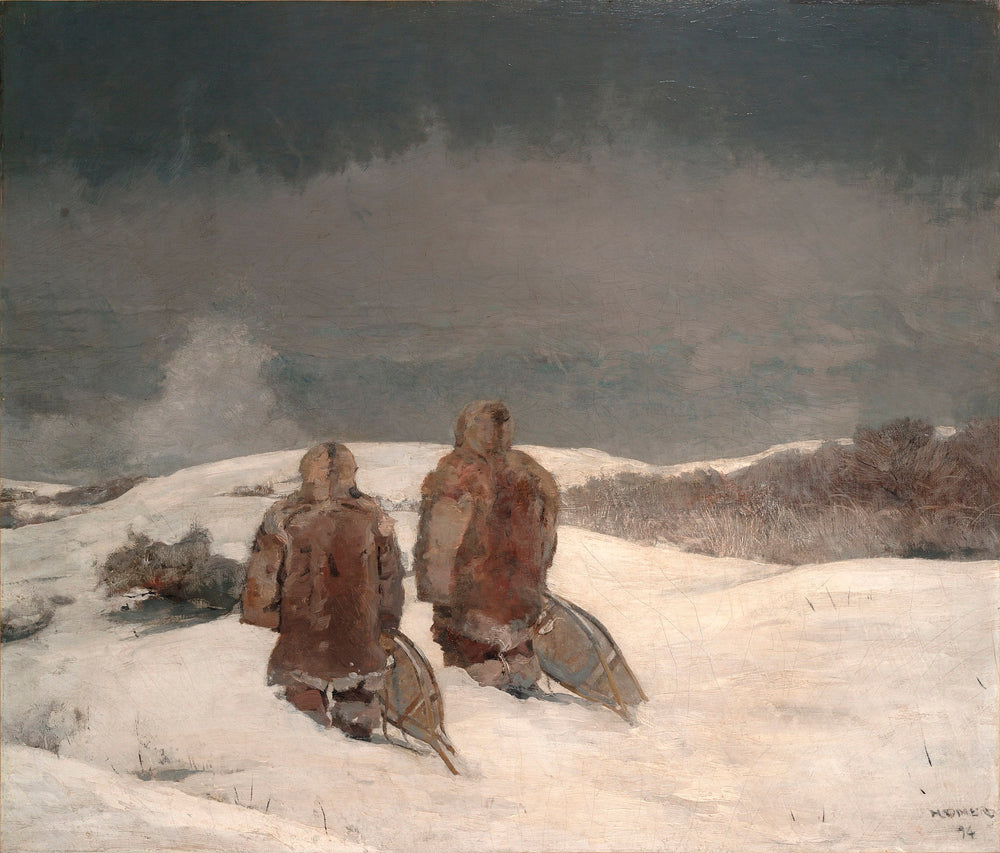 En dessous de zéro - Winslow Homer image 1 reproduction de peinture à l’huile