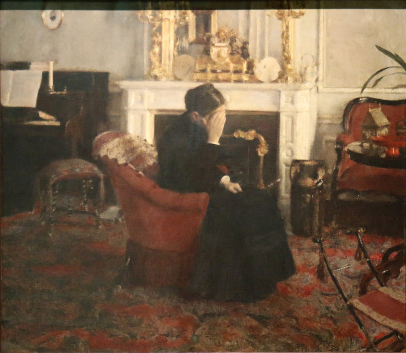 Escuchando a Schumann - Fernand Khnopff
