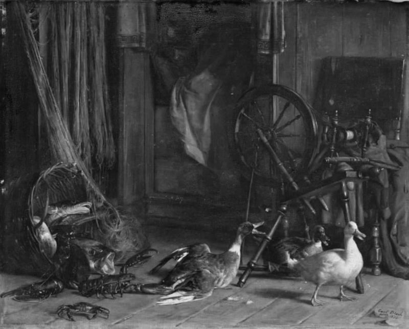 Una noche de cena interrumpida - Carl Heinrich Bloch