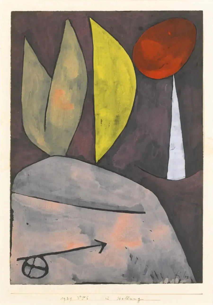 En posición - Paul Klee