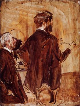 En estudio - Giovanni Boldini