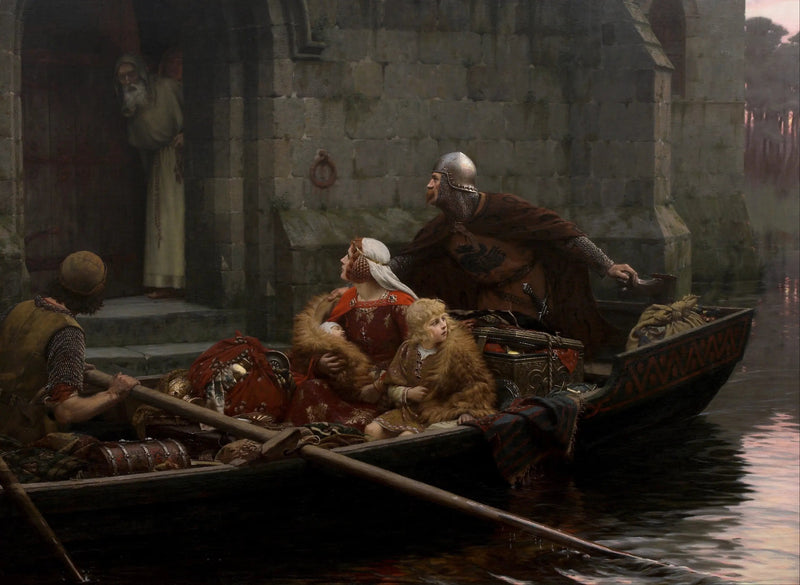 En tiempos de peligro - Edmund Blair Leighton