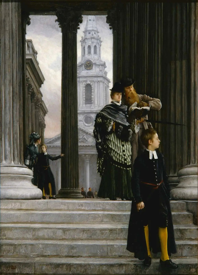 De visita en Londres - James Tissot