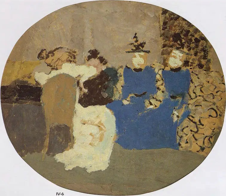 De visita, las señoritas Fornachon - Édouard Vuillard