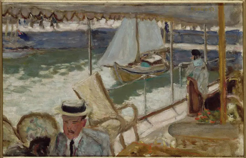 En yate - Pierre Bonnard