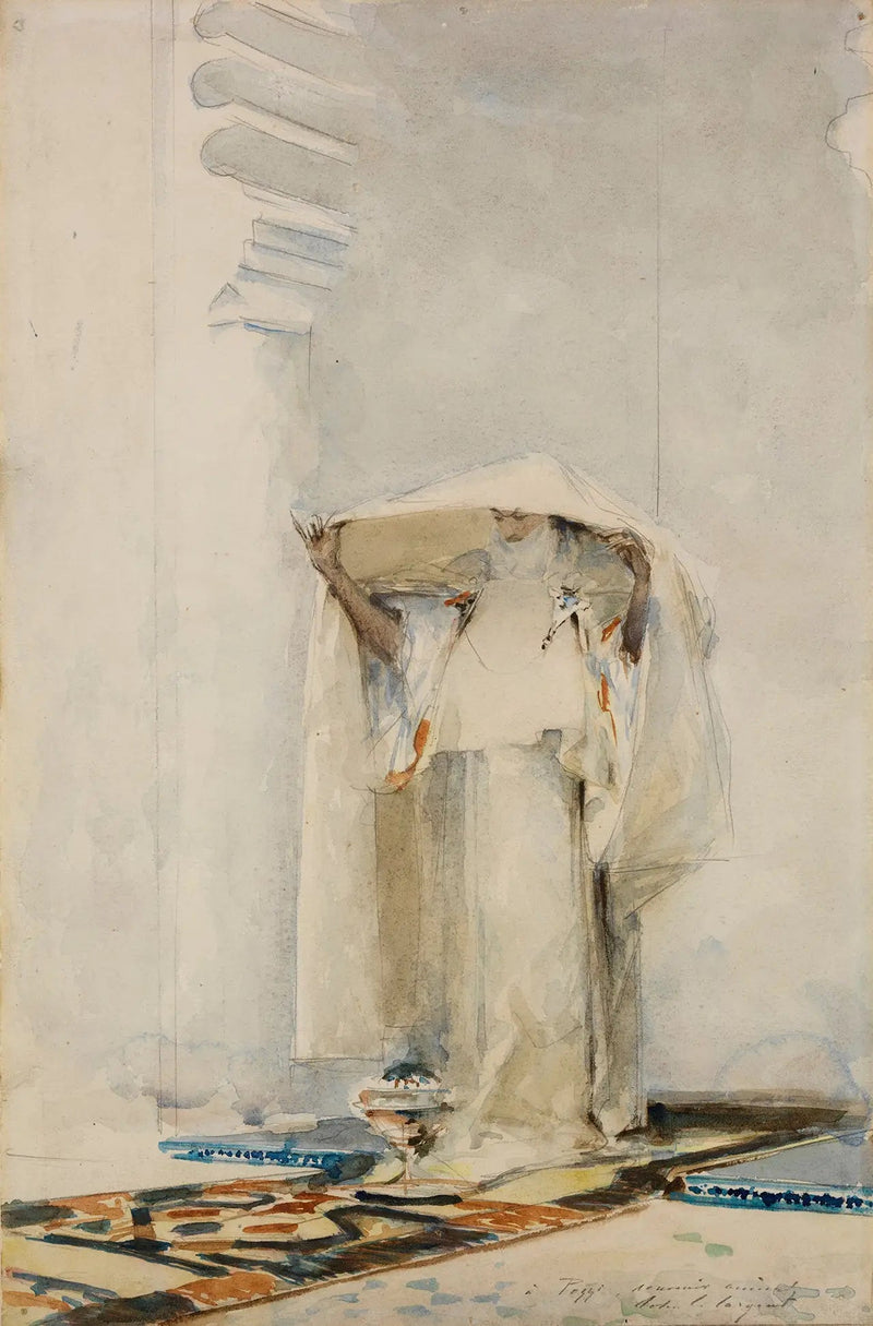 Ensalzar el velo - John Singer Sargent