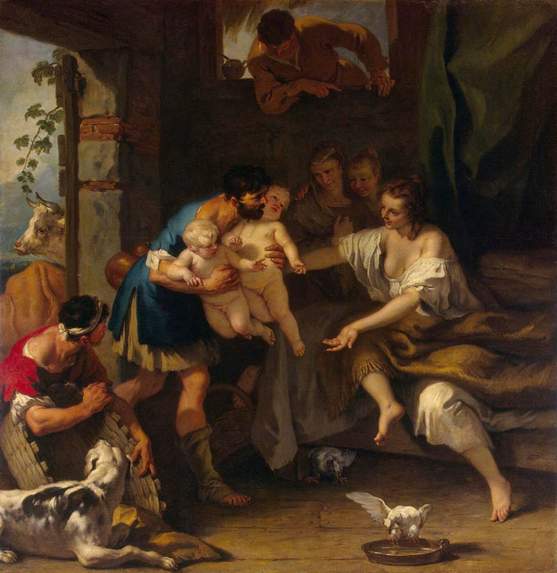 Infancia de Rómulo y Remo - Sebastiano Ricci