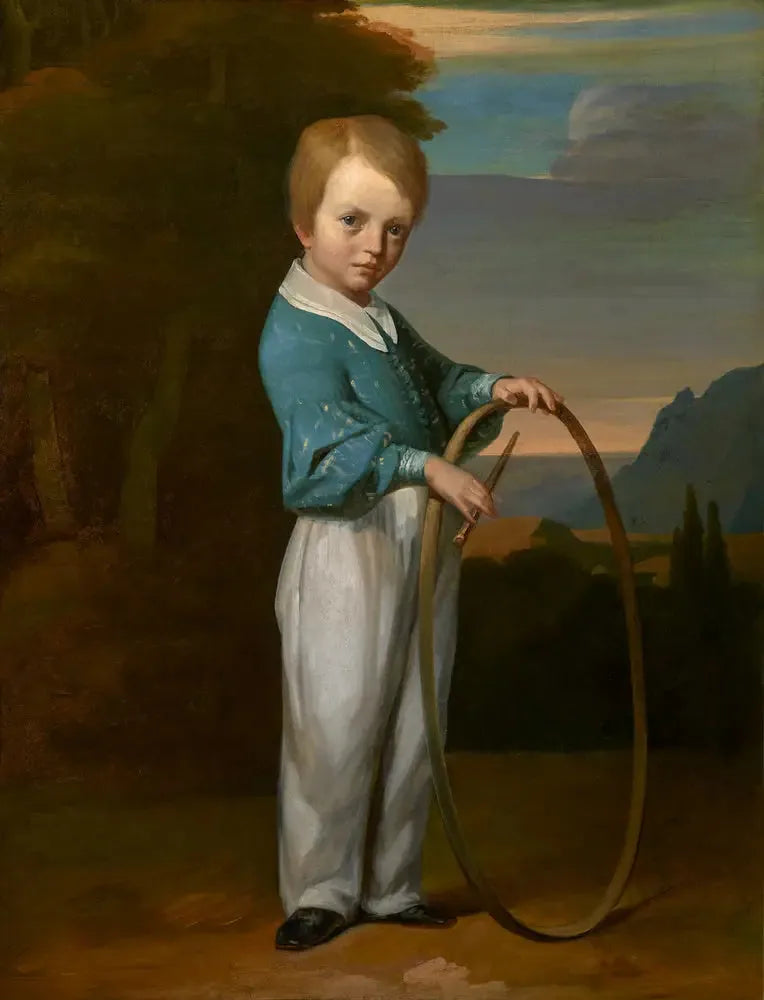 Niño con aros (Jules Vallemont) - Jean-François Millet