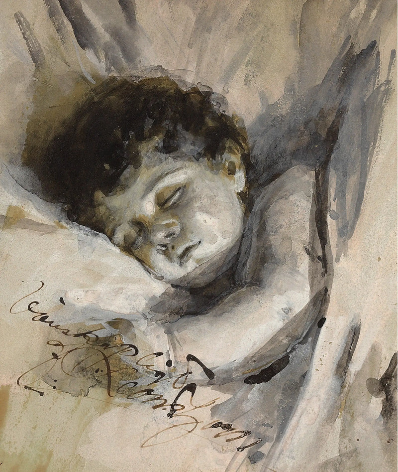 Niño durmiendo - Anders Zorn