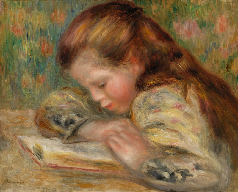 Niño leyendo - Pierre-Auguste Renoir