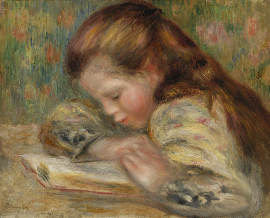 Niño leyendo - Pierre-Auguste Renoir