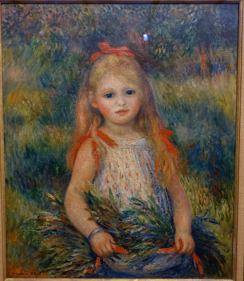 Niño llevando espigas - Pierre-Auguste Renoir