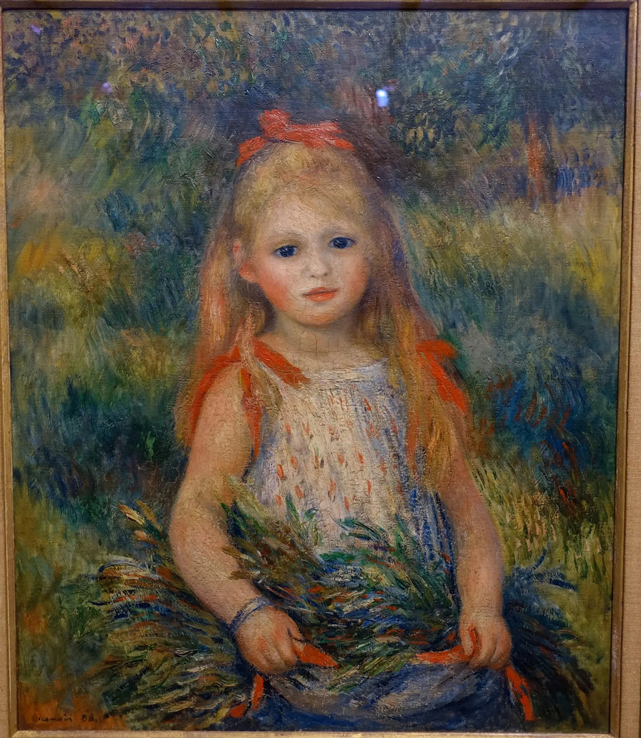 Niño llevando espigas - Pierre-Auguste Renoir