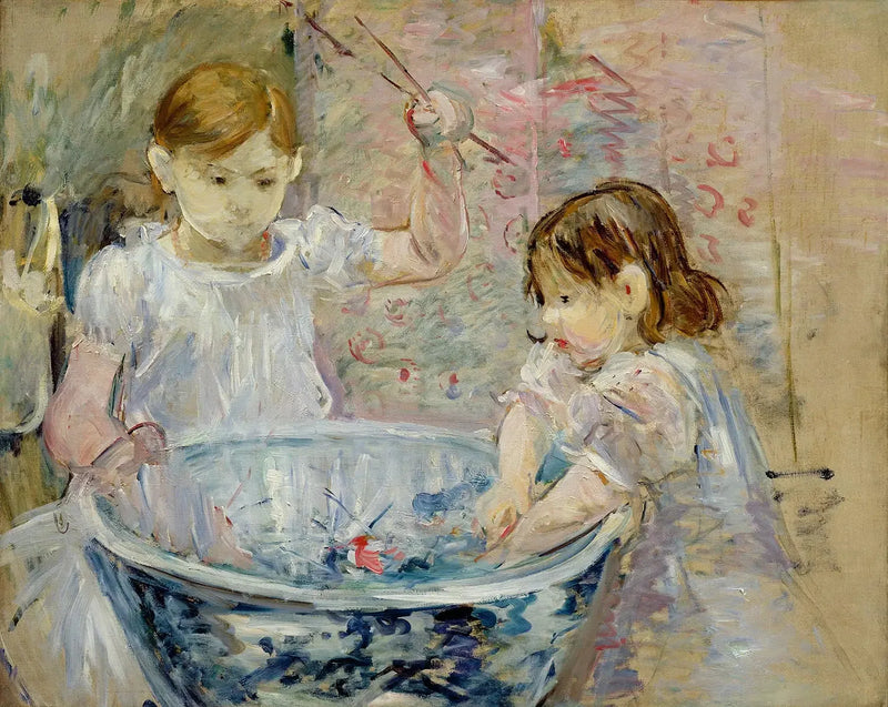 Niños en la fuente - Berthe Morisot