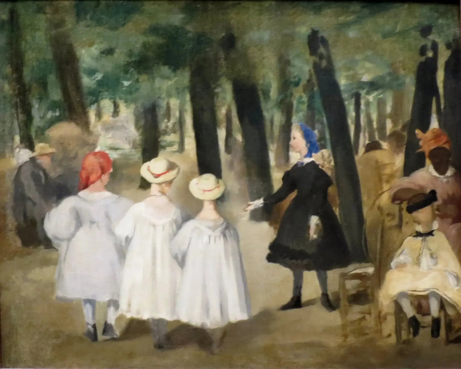 Niños en las Tullerías - Édouard Manet