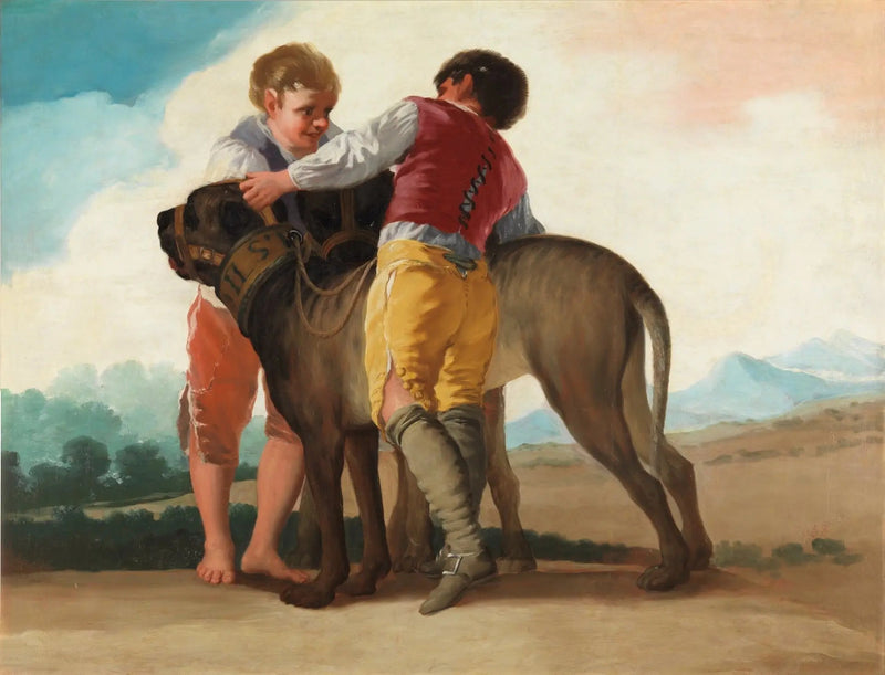 Niños con perros - Francisco de Goya