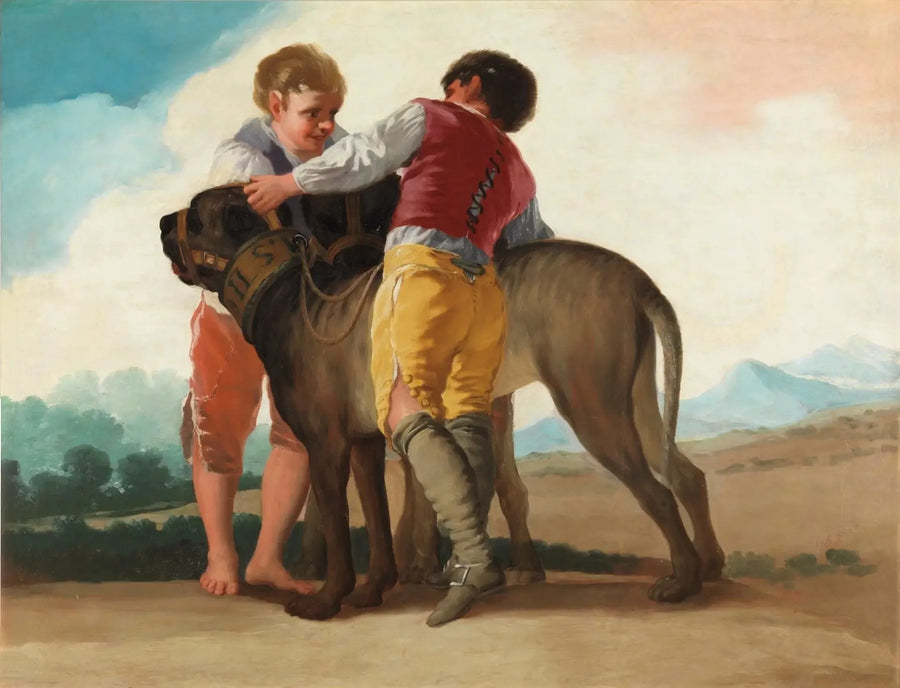 Niños con perros - Francisco de Goya