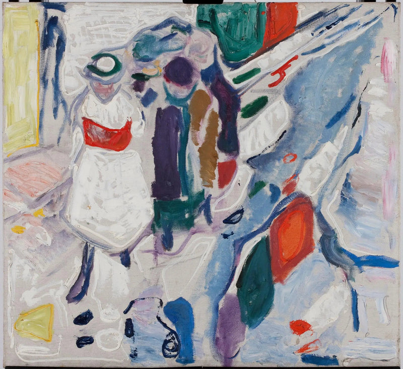 Niños en la calle - Edvard Munch
