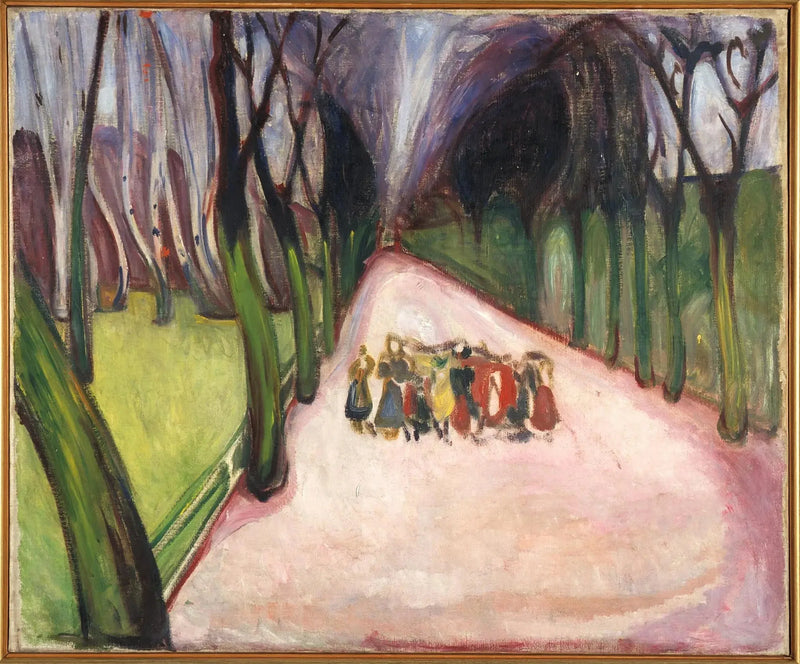 Niños en la calle - Edvard Munch