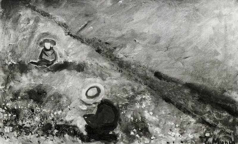 Niños en un prado florecido - Edvard Munch