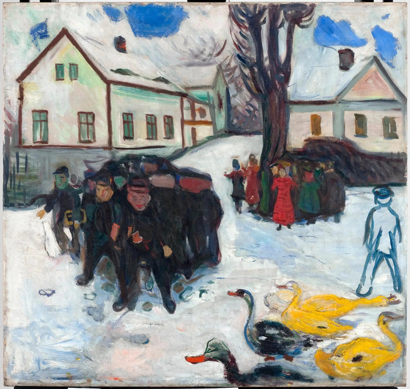 Niños y Patos - Edvard Munch