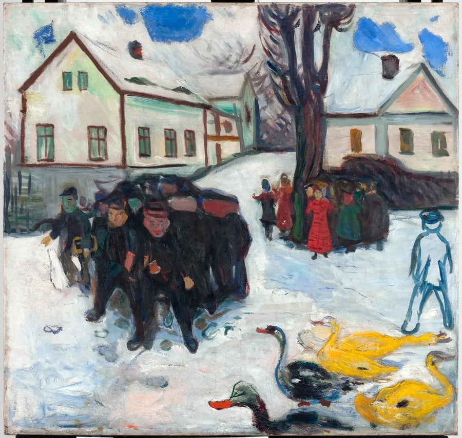 Niños y Patos - Edvard Munch