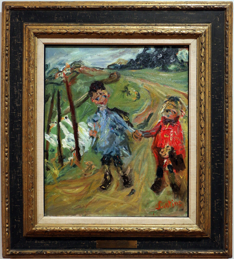 Niños y ocas - Chaim Soutine