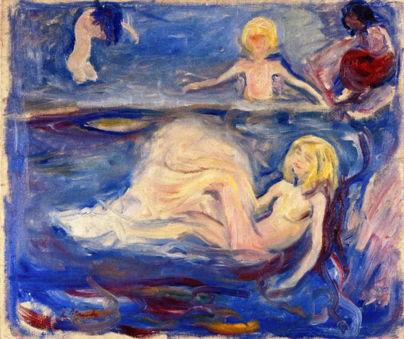 Niños bañándose - Edvard Munch