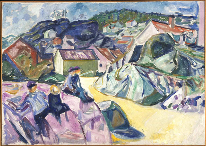 Niños en la roca - Edvard Munch