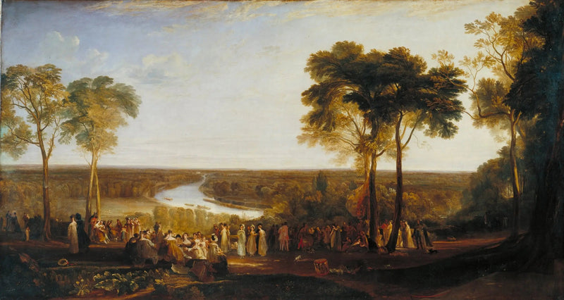Inglaterra: Richmond Hill, en el cumpleaños del Príncipe Regente - J. M. W. Turner