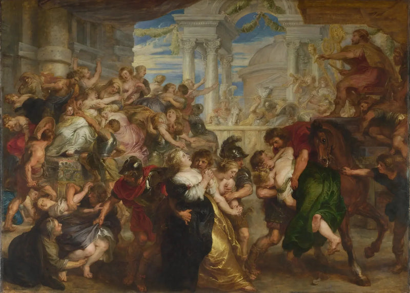 La Toma de las Sabinas - Peter Paul Rubens