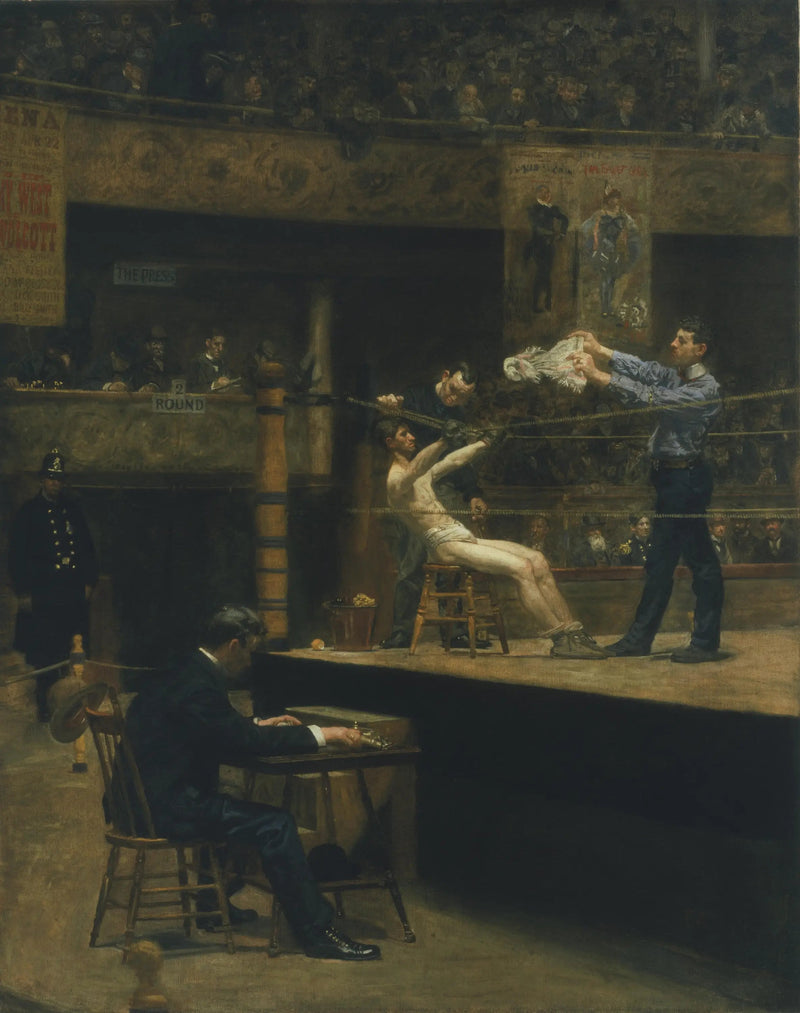 Entre los asaltos - Thomas Eakins