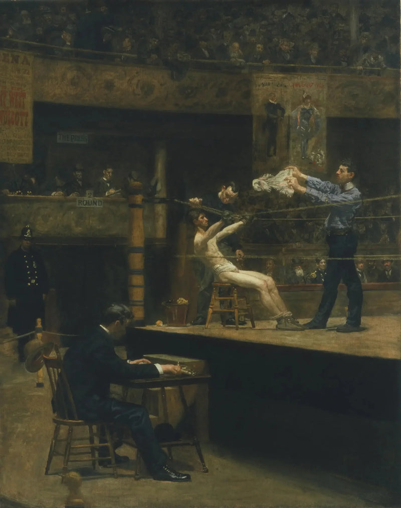 Entre los asaltos - Thomas Eakins