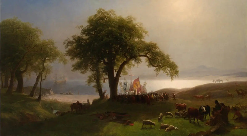 Entrada en Monterey - Albert Bierstadt