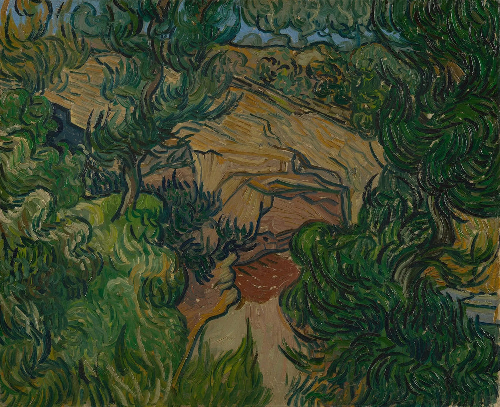 Entrée d'une carrière - Vincent van Gogh image 1 copie peinte à la main à l’huile
