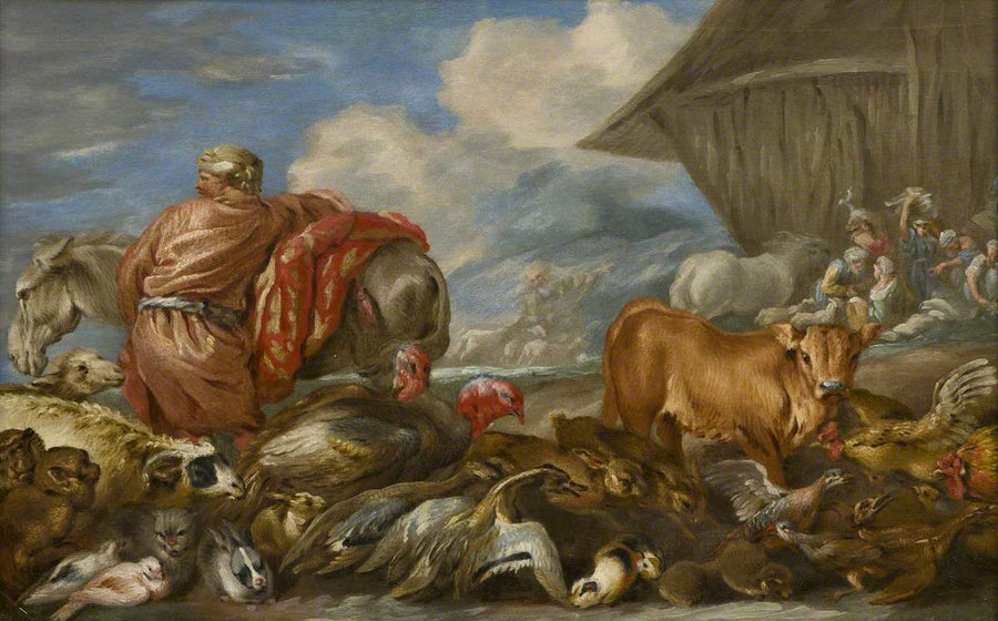 Entrée dans l'arche de Noé - Giovanni Benedetto Castiglione