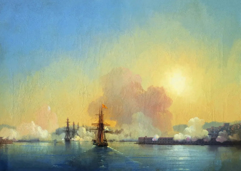 Entrada de la bahía de Sebastopol. - Ivan Aivazovski